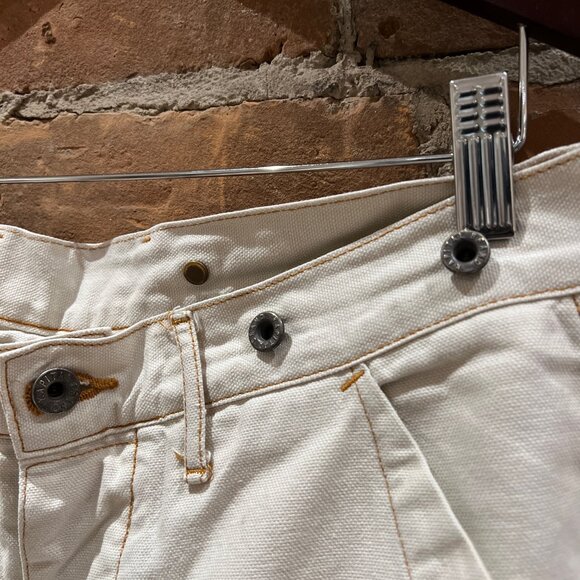 Kapital Canvas Quilted Knee Painter Pants - Picture 7 of 11